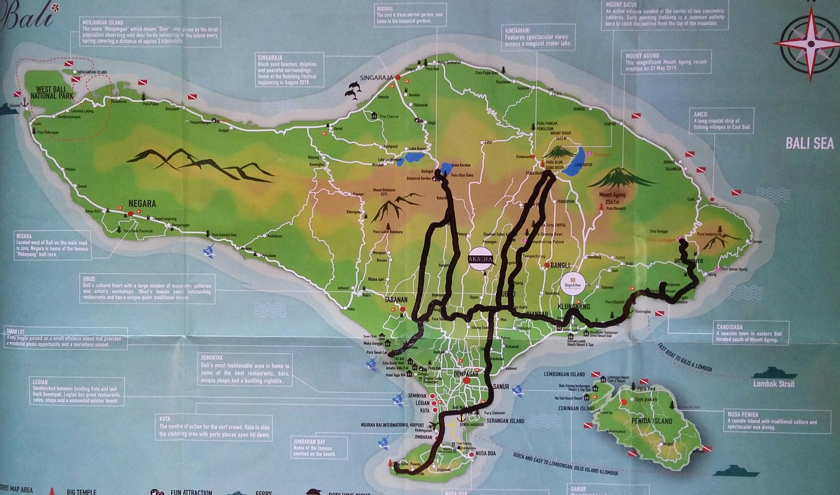 Карта остров бали где находится. Бали на карте. Маршрут по Бали. Амед Бали на карте. Чандидаса Бали на карте.